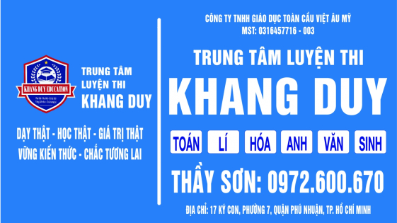 VES|CƠ SỞ 1|LÊ VĂN THỌ - Q. GÒ VẤP