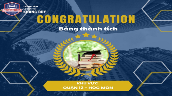 Bảng Thành Tích KHU VỰC QUẬN 12 HÓC MÔN 2023